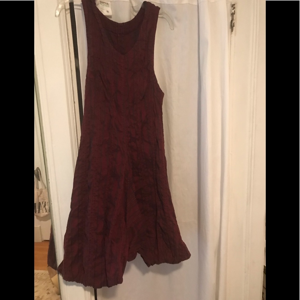 Maroon Sleeveless Dress